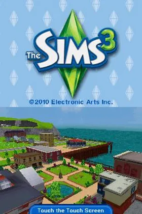 Sims 3, The (USA) (En,Fr,Es) (NDSi Enhanced) screen shot title